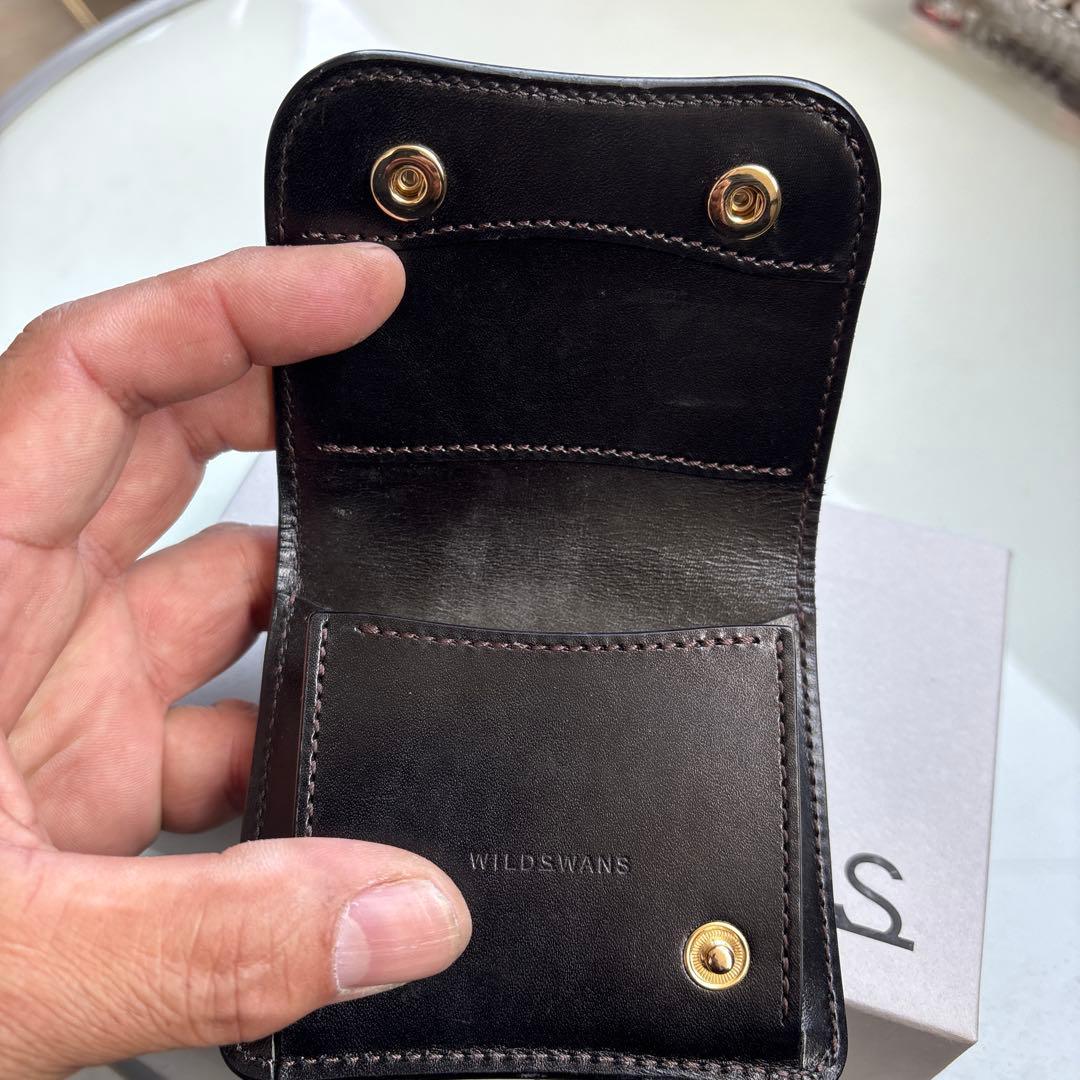 WILDSWANS ブラック　サドルレザー　パーム V2
