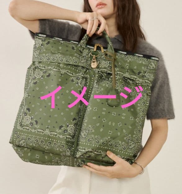 LE SPORTSAC バンダナ柄トートバッグ