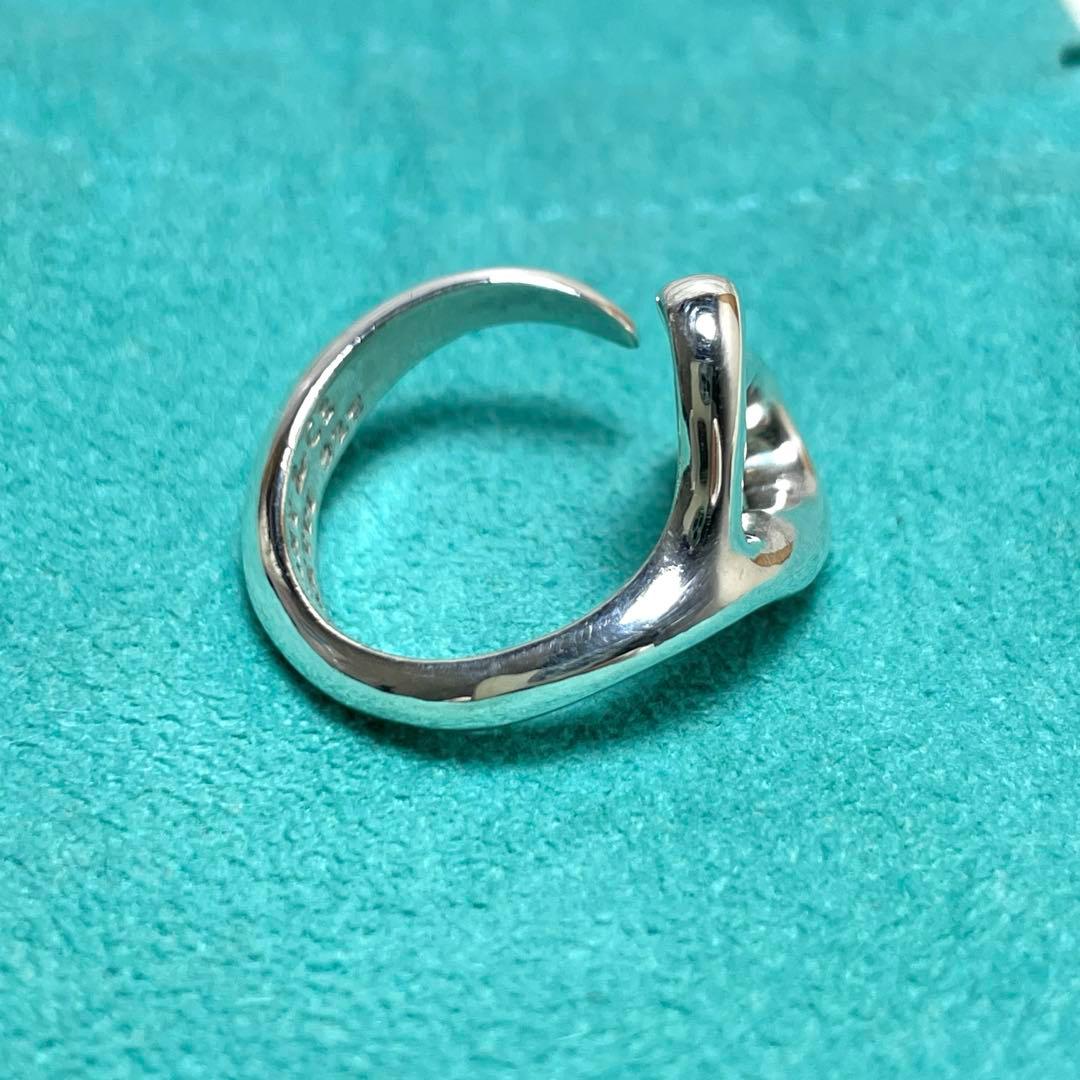 TIFFANY&Co.ティファニー　オープンハートリング　10号