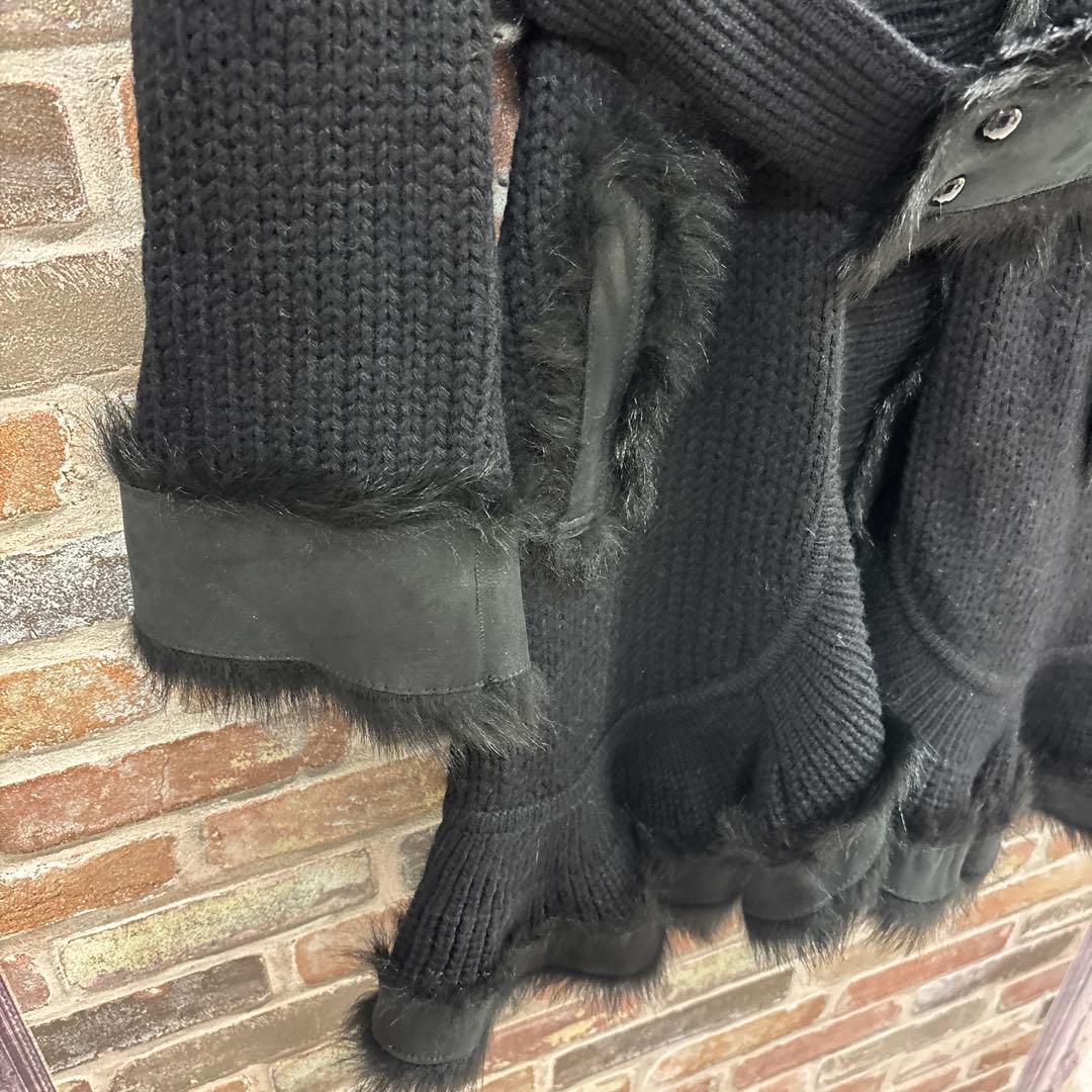 EPOCA エポカ　ブラック ニットコート ITL 40 三陽商会　カーディガン