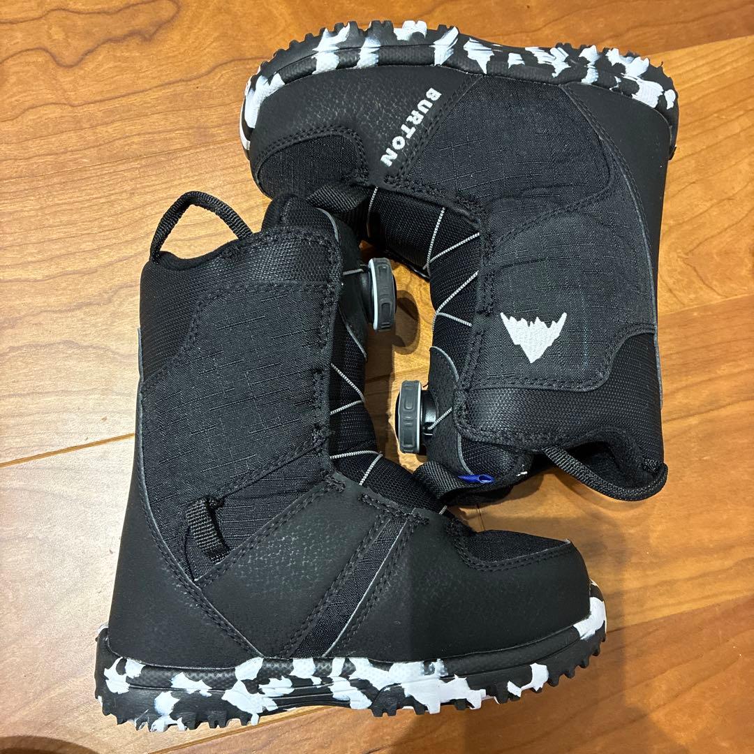 BURTON 子ども用スノーボードブーツ ブラック　ボア