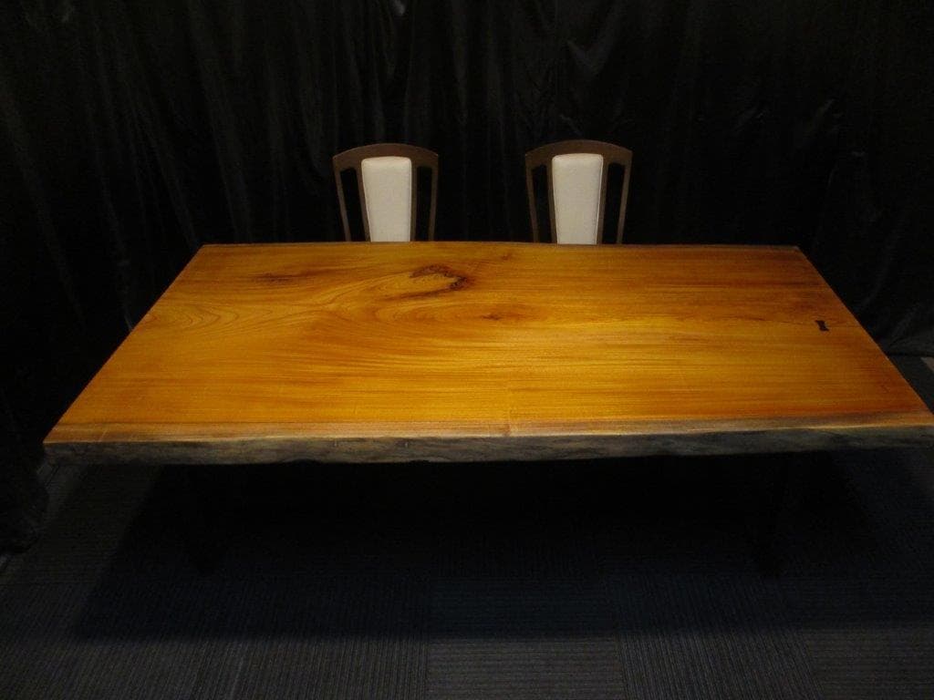 # 779 ■　欅　ケヤキ　テーブル　ローテーブル　ダイニング　座卓　一枚板