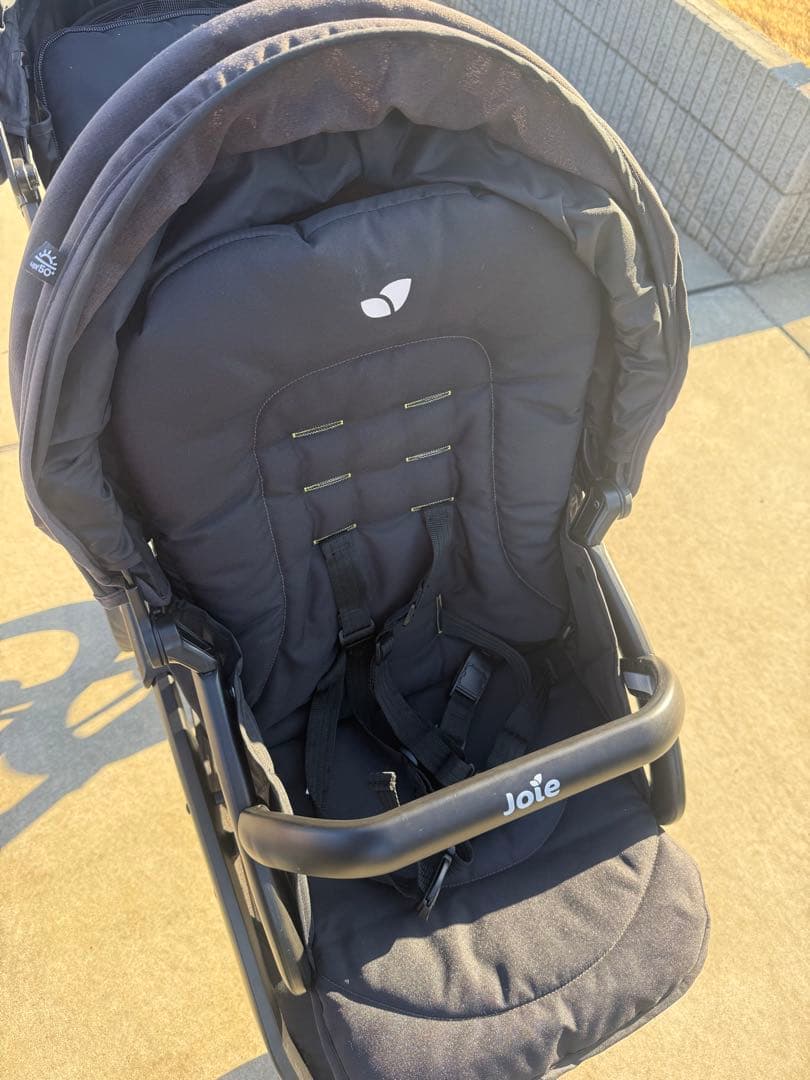 『a』ほぼ新品　Joie 二人乗り　ダブルベビーカー ブラック