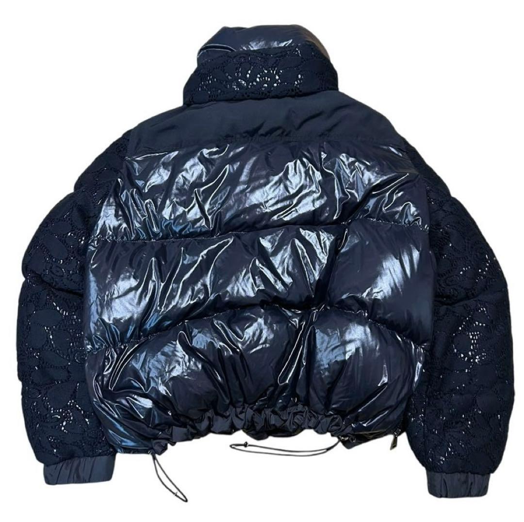MONCLER GARANCE レディース レース切替 ダウンジャケット