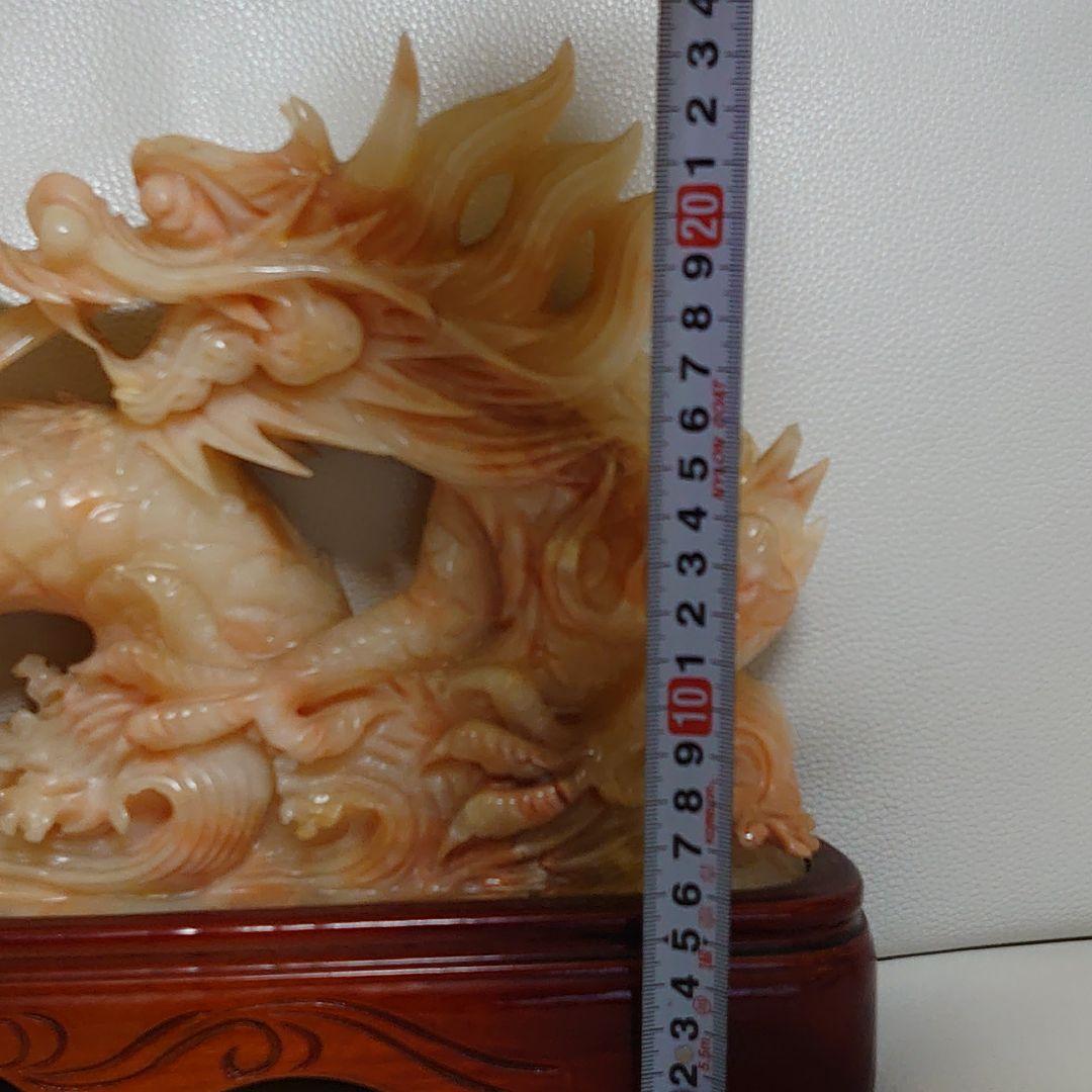 開運 龍 龍神 超開運パワーストーン 龍石彫り彫刻置物