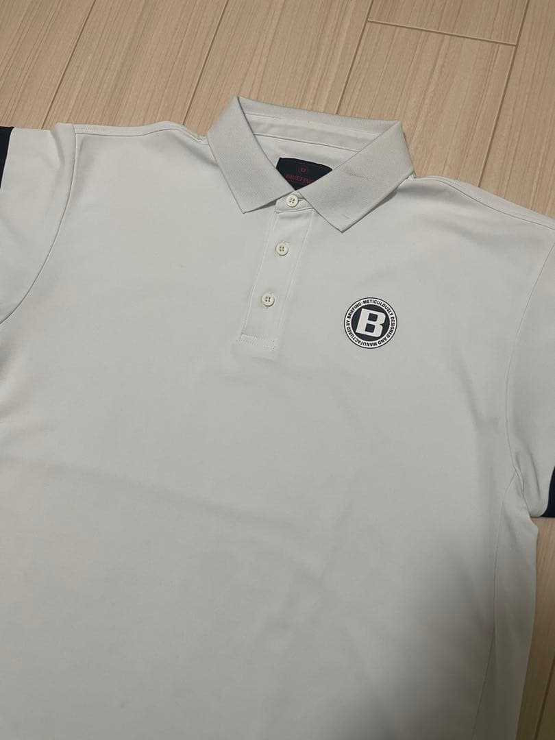 BRIEFING GOLF CLERIC POLO RELAXED FIT 白