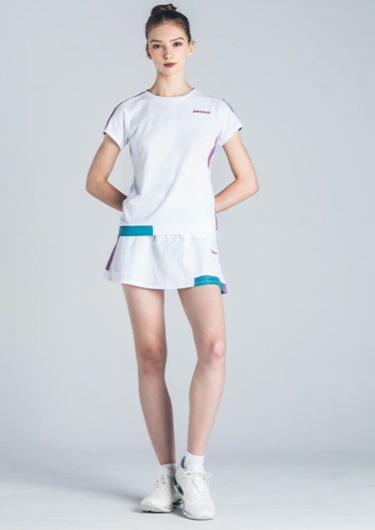 Admiral テニス Tシャツ カラーアソートブロッキング L