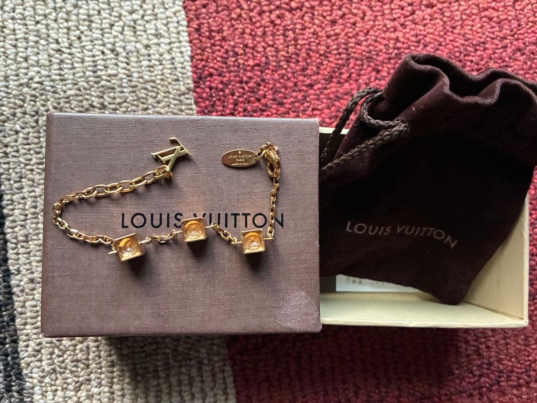 Louis Vuitton ブラスレギャンブルチェーンブレスレット