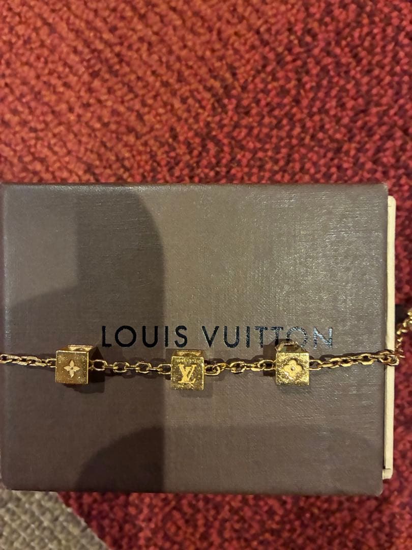 Louis Vuitton ブラスレギャンブルチェーンブレスレット