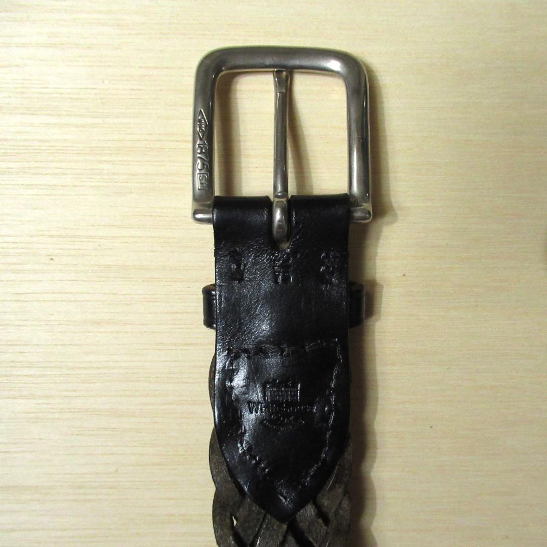 希少 WhitehouseCox ブラック メッシュベルト 30/75 30mm