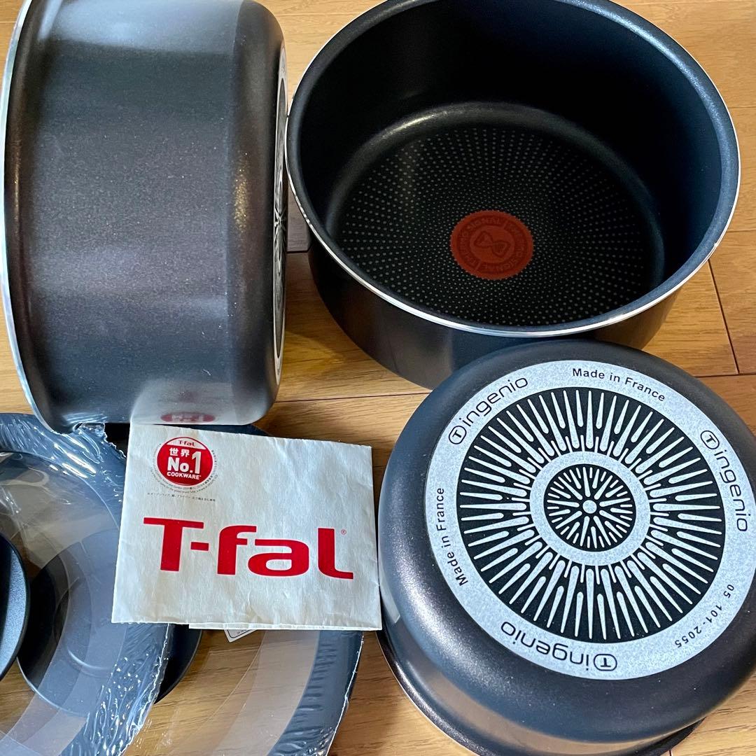 【特別セット】t-fal フレンチ　ソースパン　ガス火専用　6点セット　長持ち