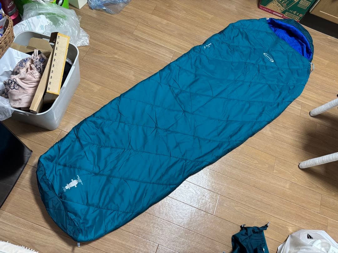 ★送料無料・美品★お洒落　モンベル　シュラフ寝袋 スパイラルバロウバッグ　#3