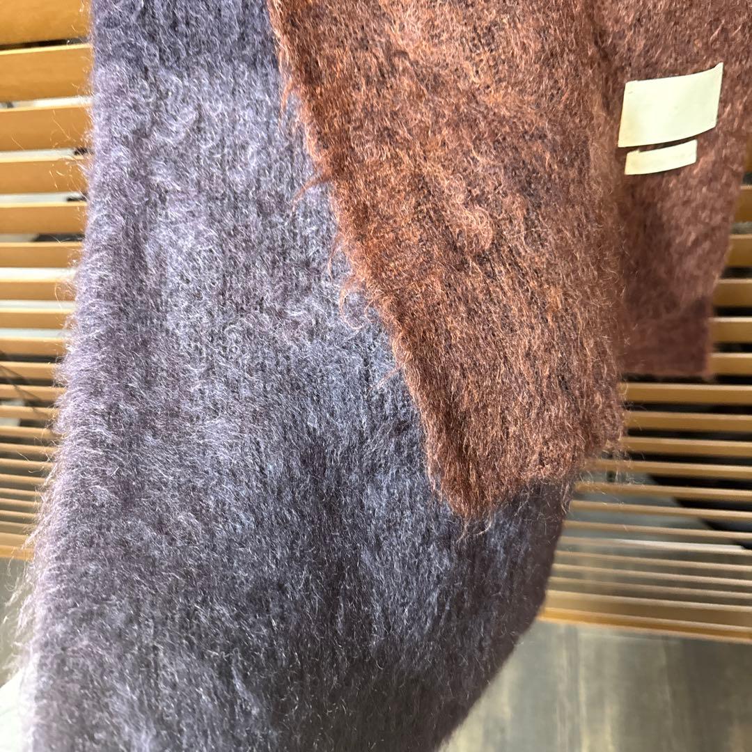 yoke モヘア　マフラー　グラデーション