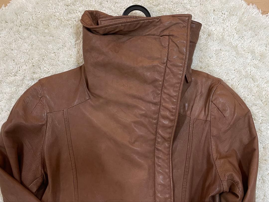 vivienne westwood ライダースジャケット ブラウン サイズ２