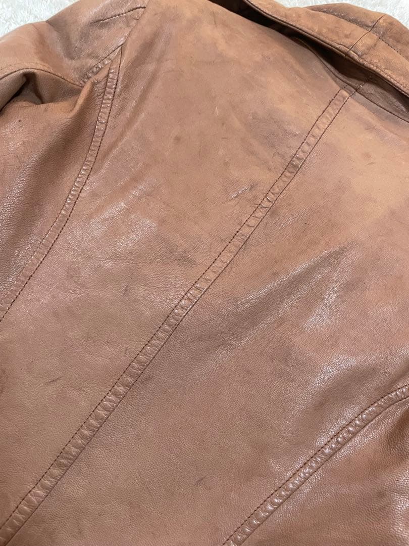 vivienne westwood ライダースジャケット ブラウン サイズ２