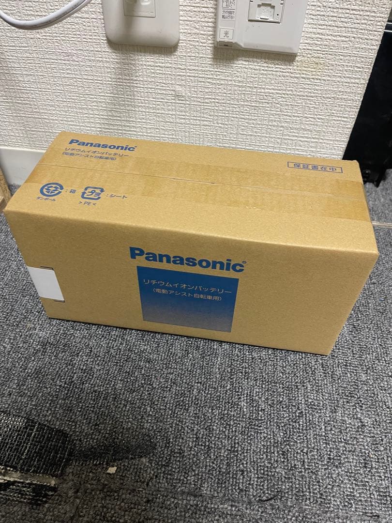 パナソニック電動自転車バッテリーNKY491B02B新品未開封6.6Ah 黑