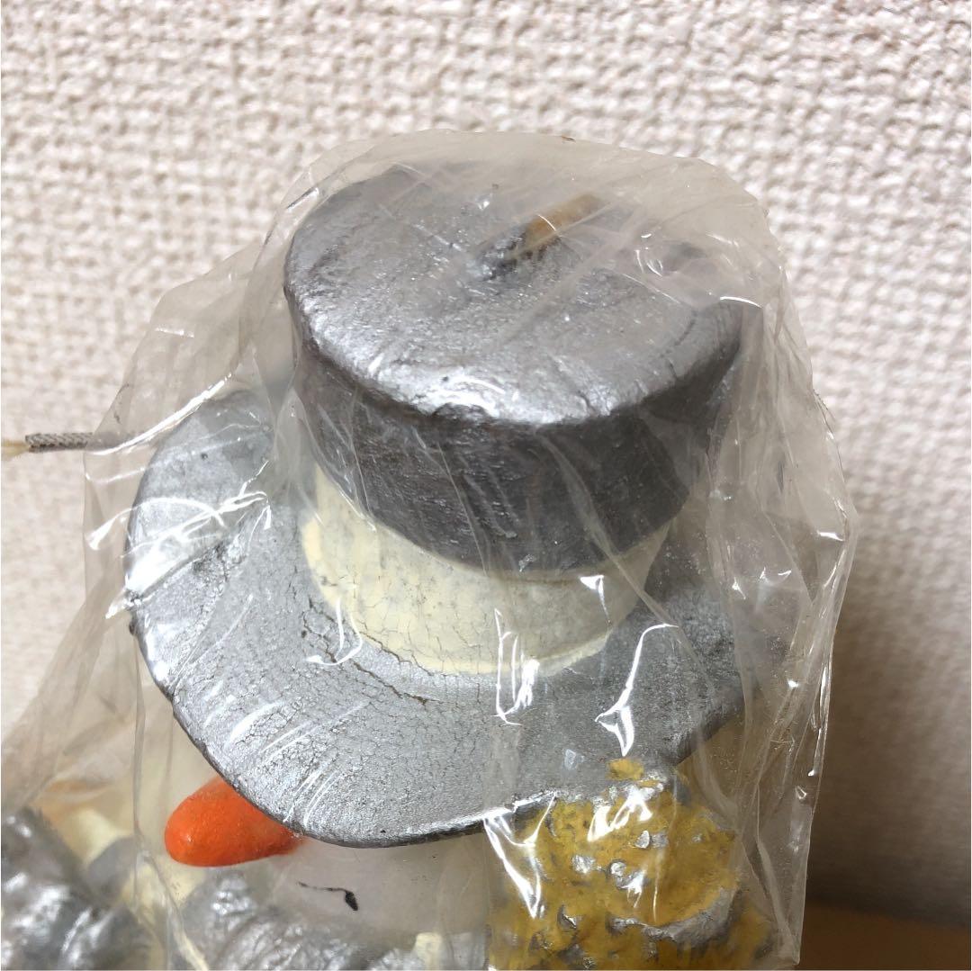 スノーマン ろうそく