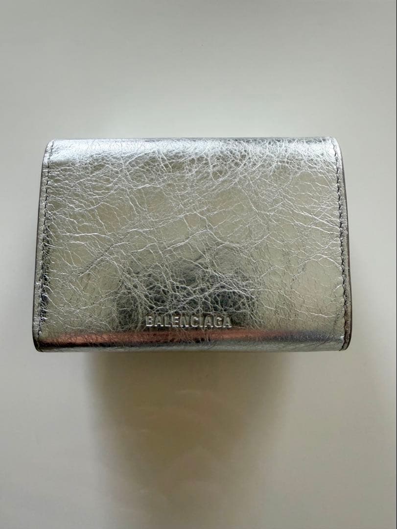 BALENCIAGA Le City ミニ ウォレット シルバー