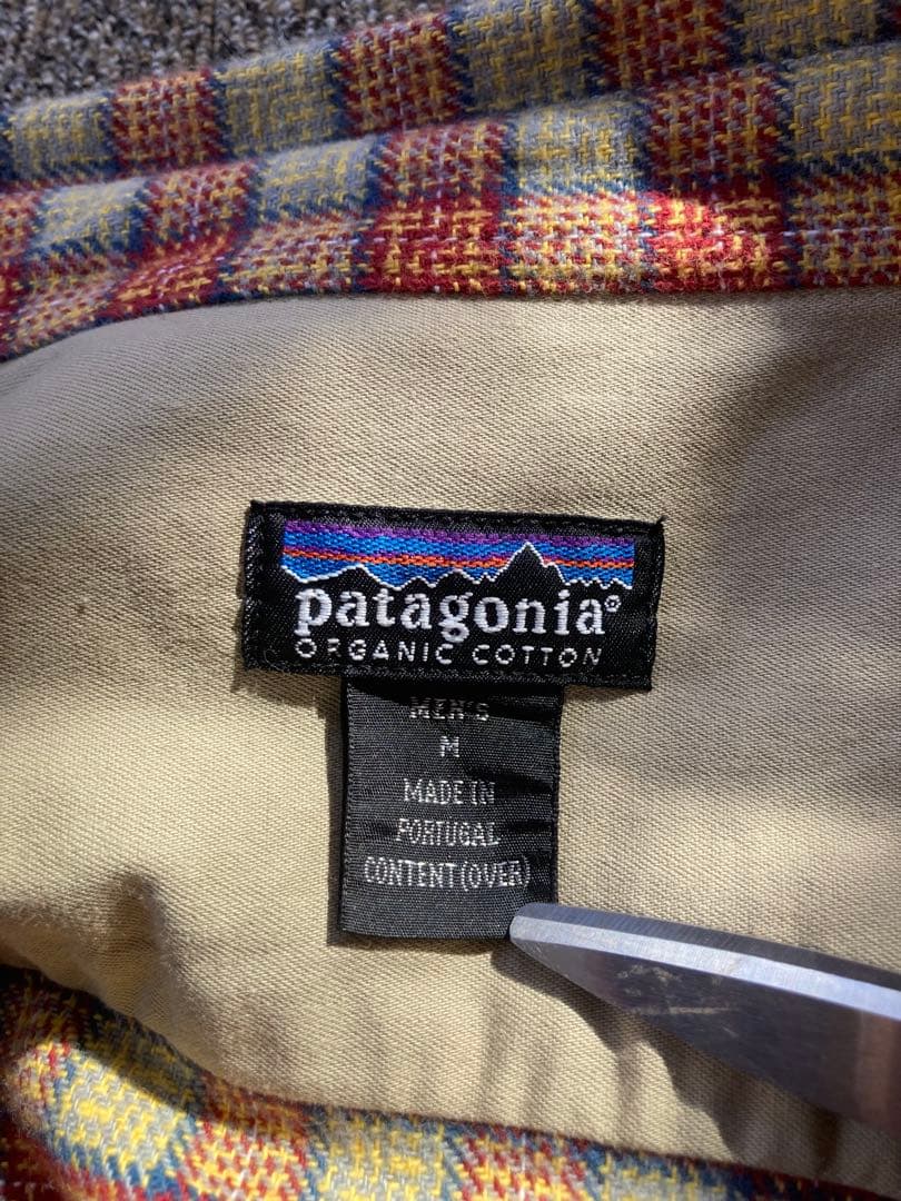 patagonia(パタゴニア)ネルシャツ ポルトガル製 Mサイズ ヘビネル