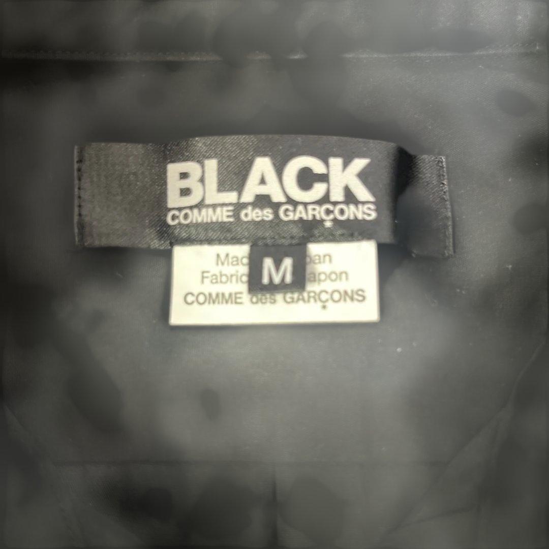 BLACK COMME des GARCONS ブラックコットンシャツ 黒 M