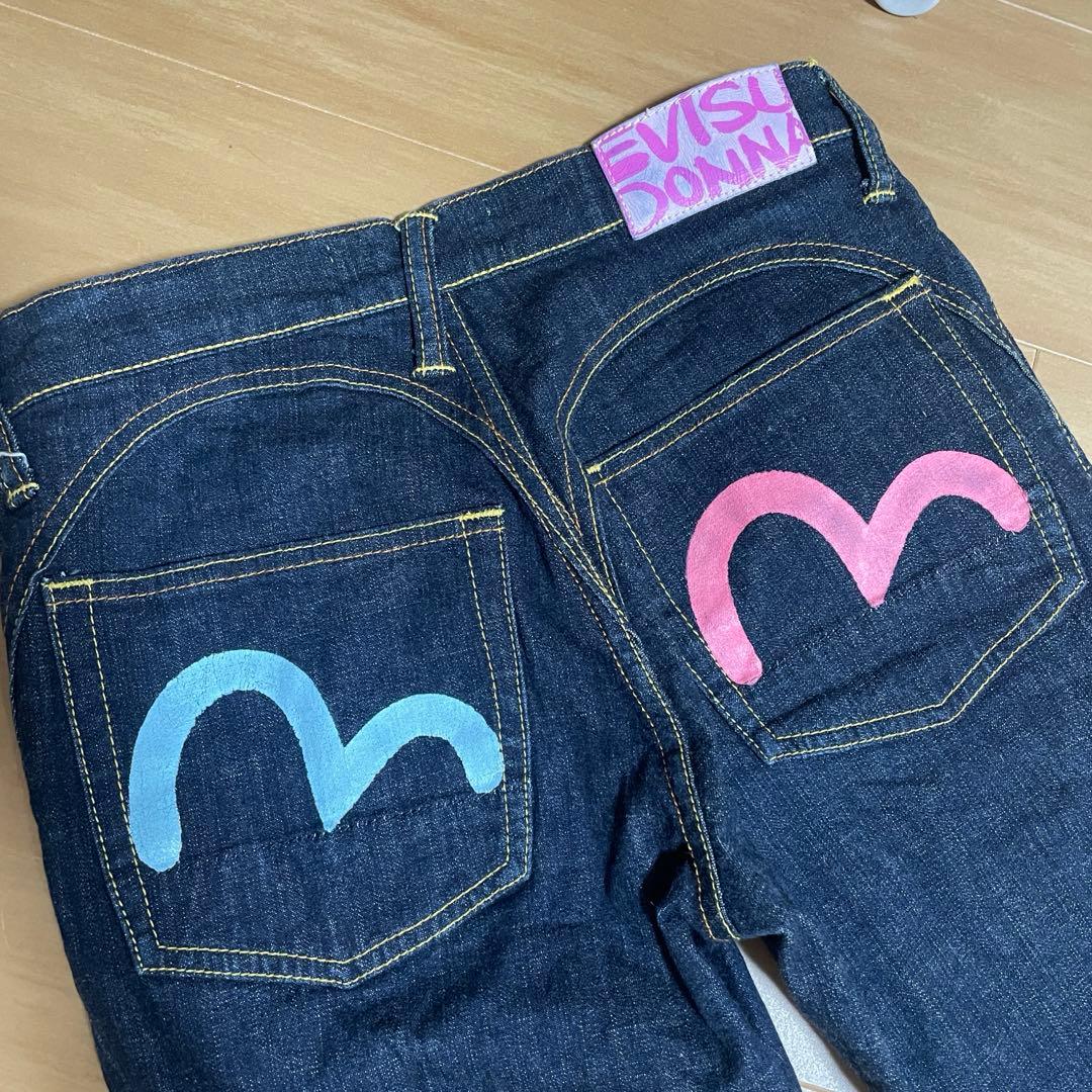 エヴィスドンナ デニムパンツ フレア