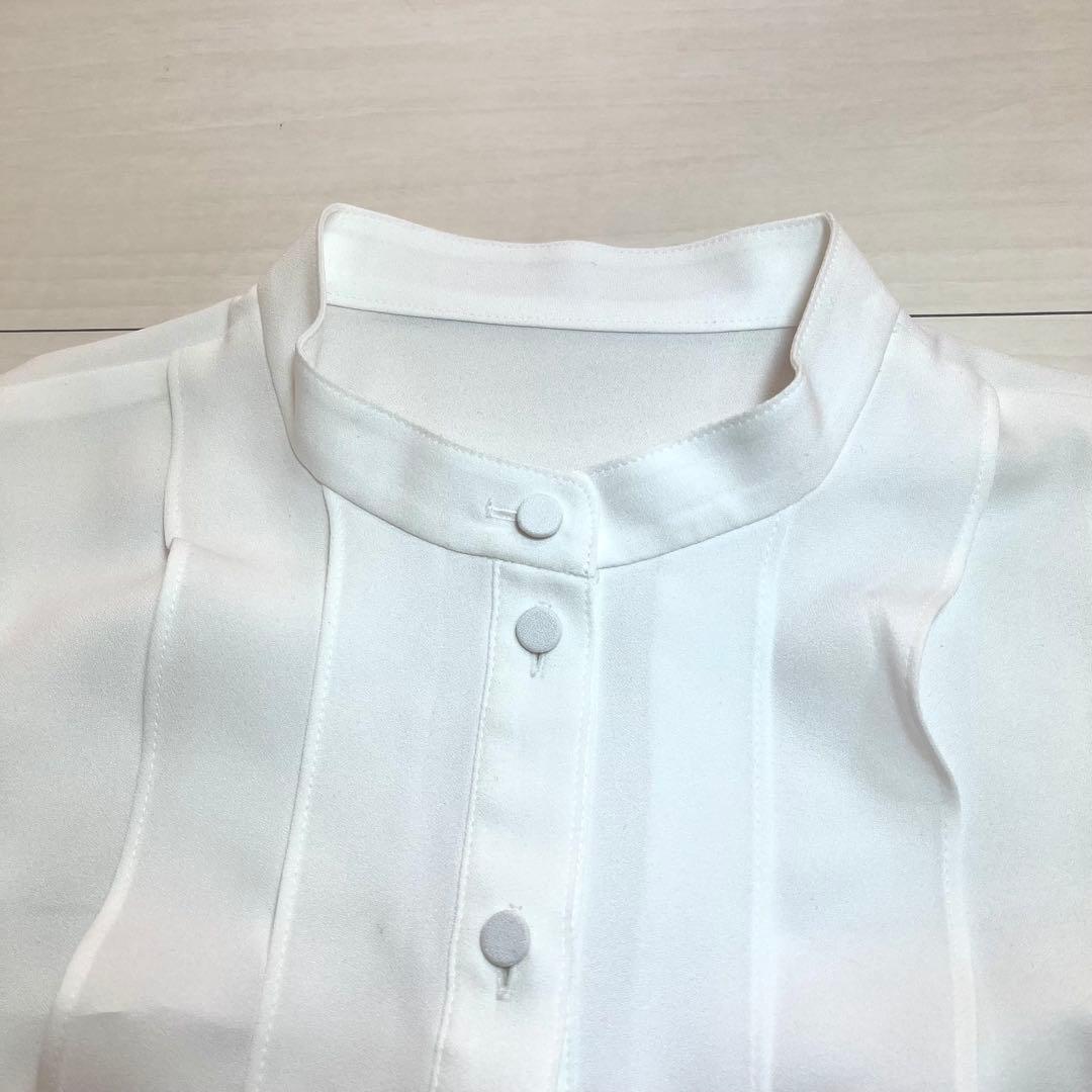 極美品 Rene ルネ　シャーリングハーフスリーブブラウス　フリル　M　近年