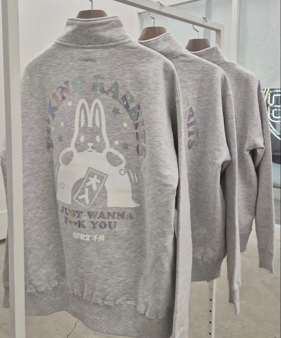 FR2 羊蹄　\"Freezing Rabbit Half Zip Sweat\"