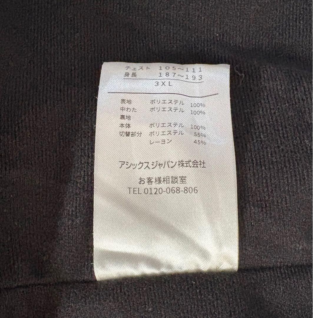 希少サイズ☆極美品☆asics アシックス　トレーニングウェア　上下　紺　3XL