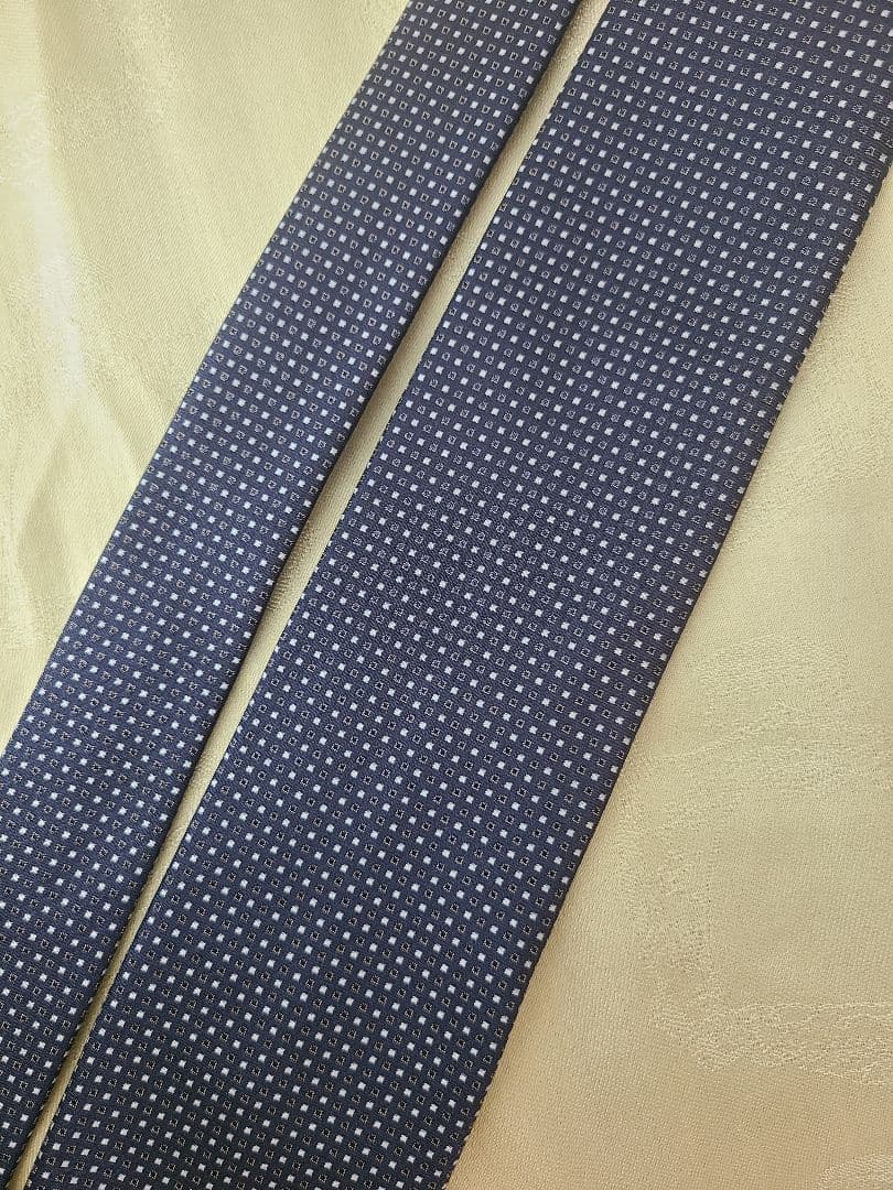 【新品】 Brioni ブリオーニ ネクタイ ネイビー ブルー系