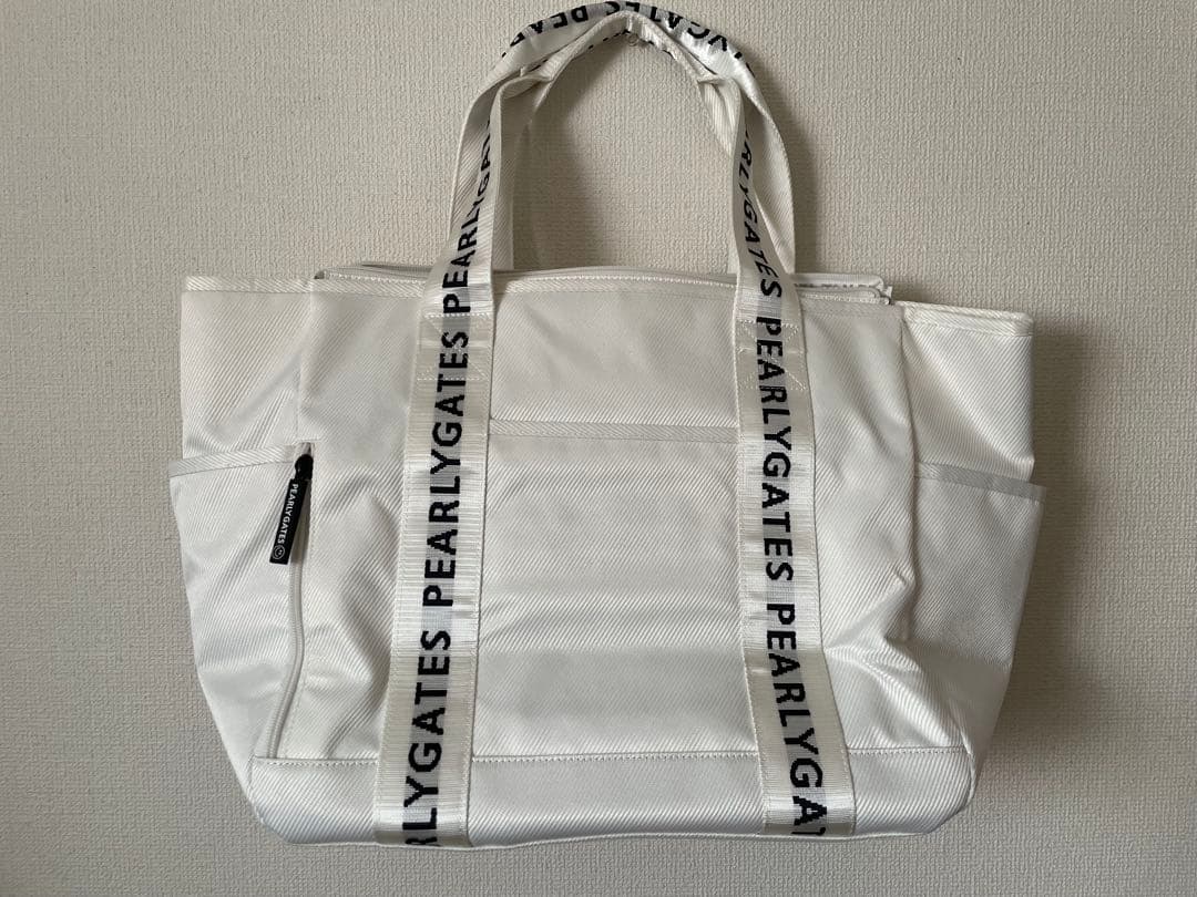 PEARLY GATES ホワイトトートバッグ