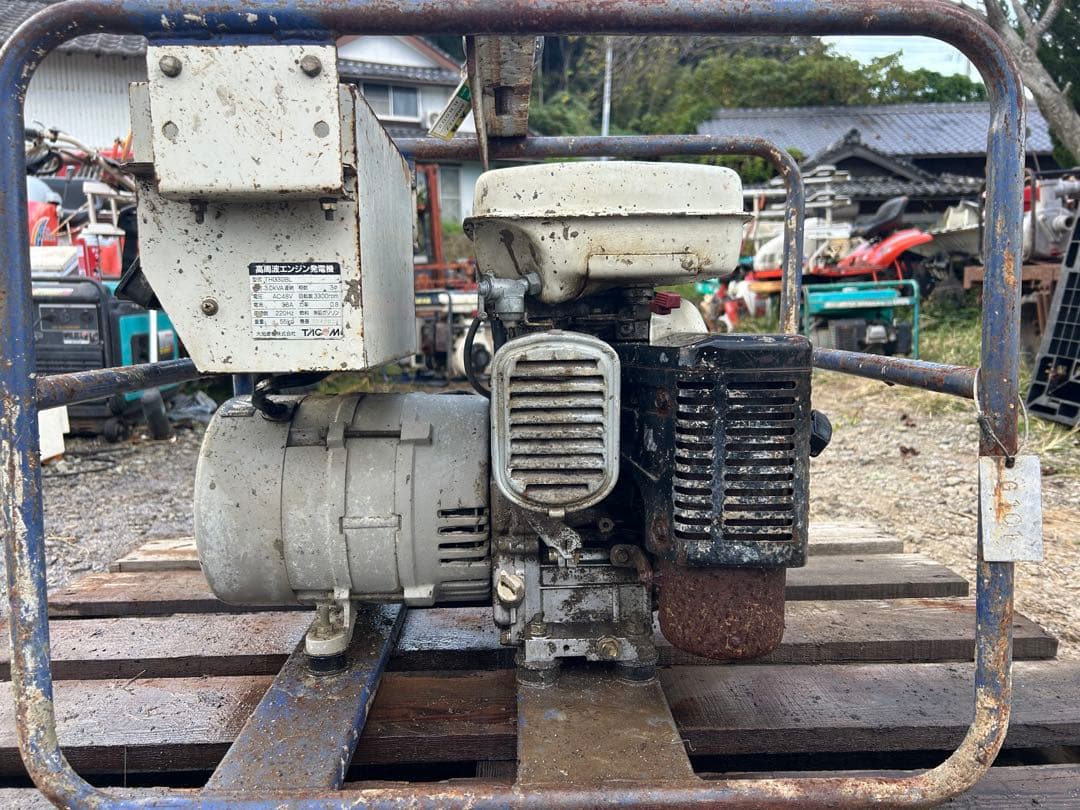 宮崎　TACOM 高周波エンジン発電機　発電機　バイブレーター　高周波