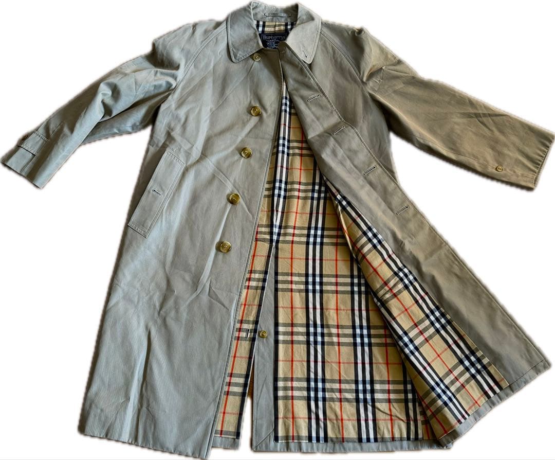 バーバリー ステンカラーコート ベージュ