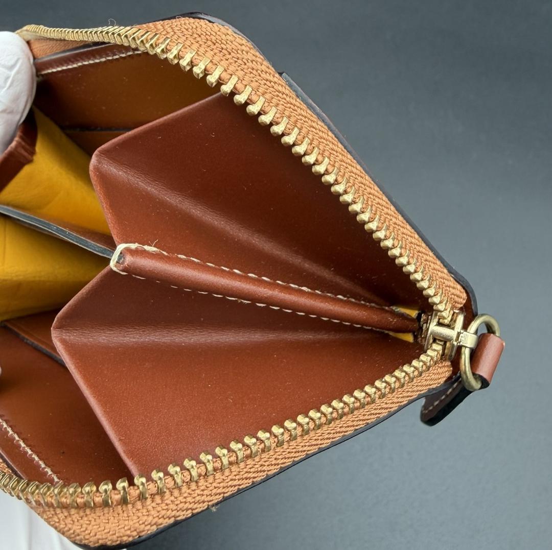 【極美品】GANZO L字ファスナー 小銭入れ ブライドルカジュアル