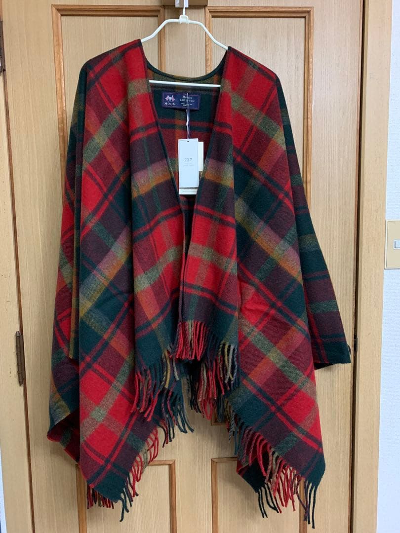 23区Abraham Moon ラムウール ポンチョ ストール