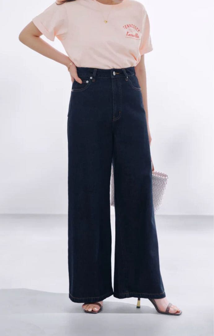 【新品タグ付き】COHINA DENIM フレアワイド