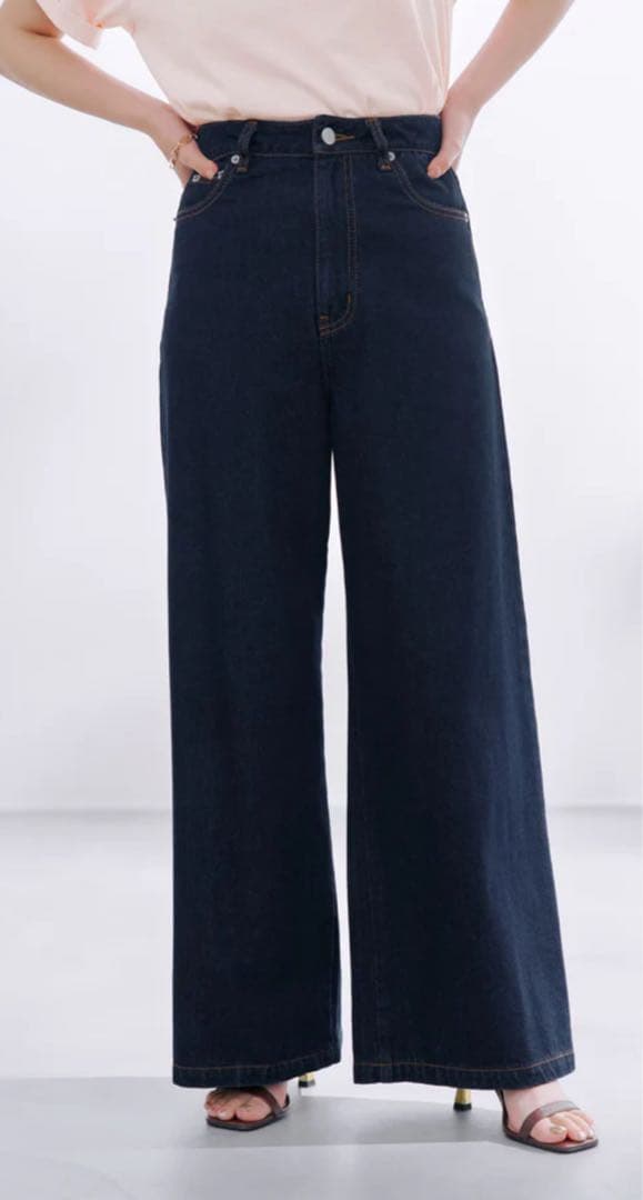 【新品タグ付き】COHINA DENIM フレアワイド