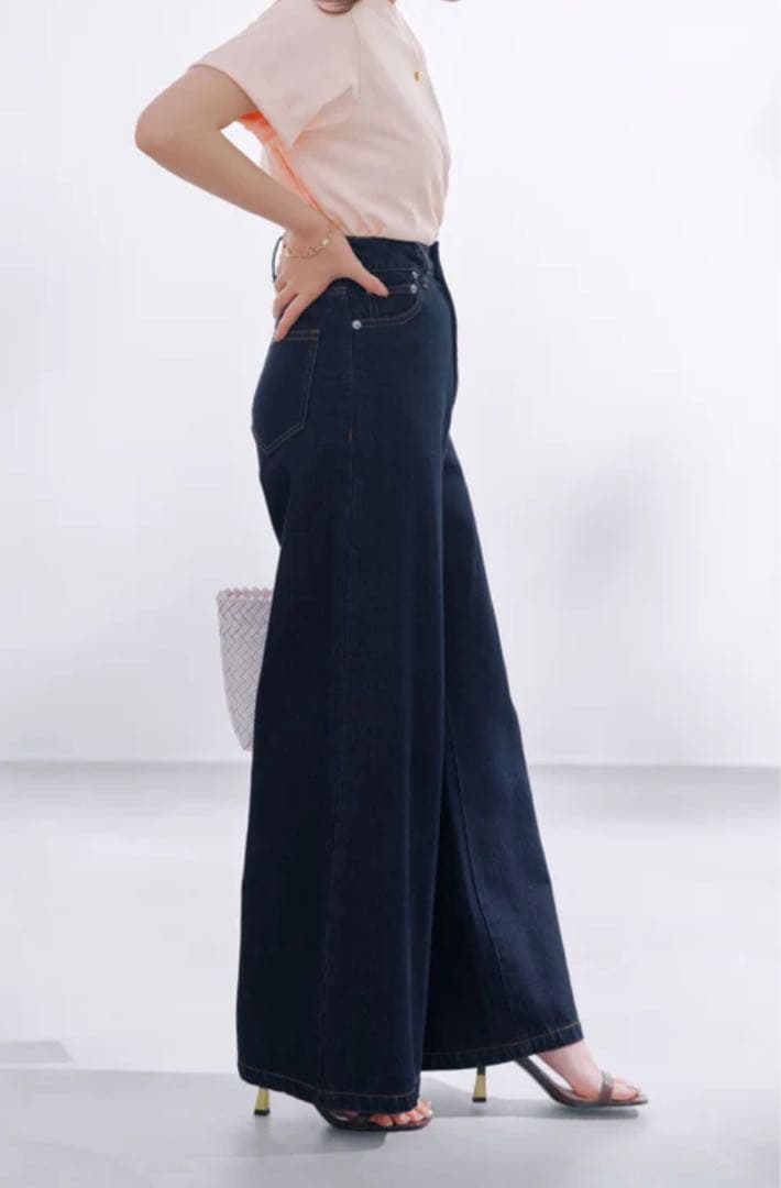 【新品タグ付き】COHINA DENIM フレアワイド