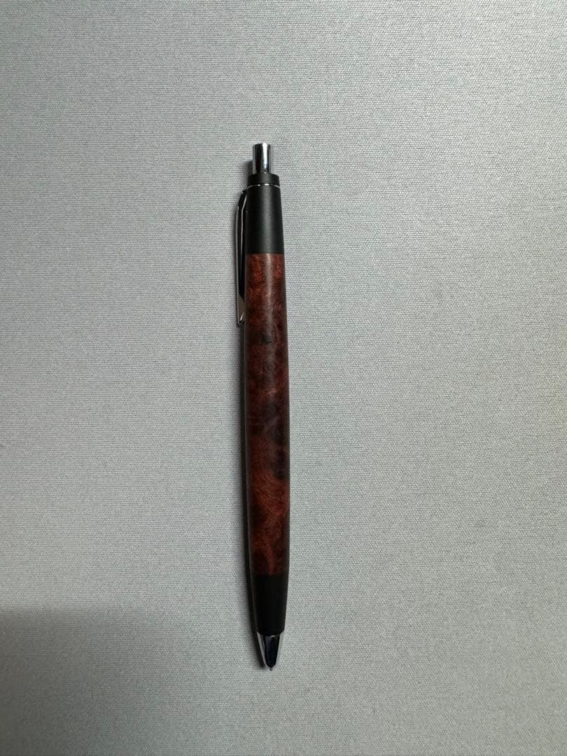 野原工芸　特上花梨瘤　新型シャープペンシル（シルバー金具）