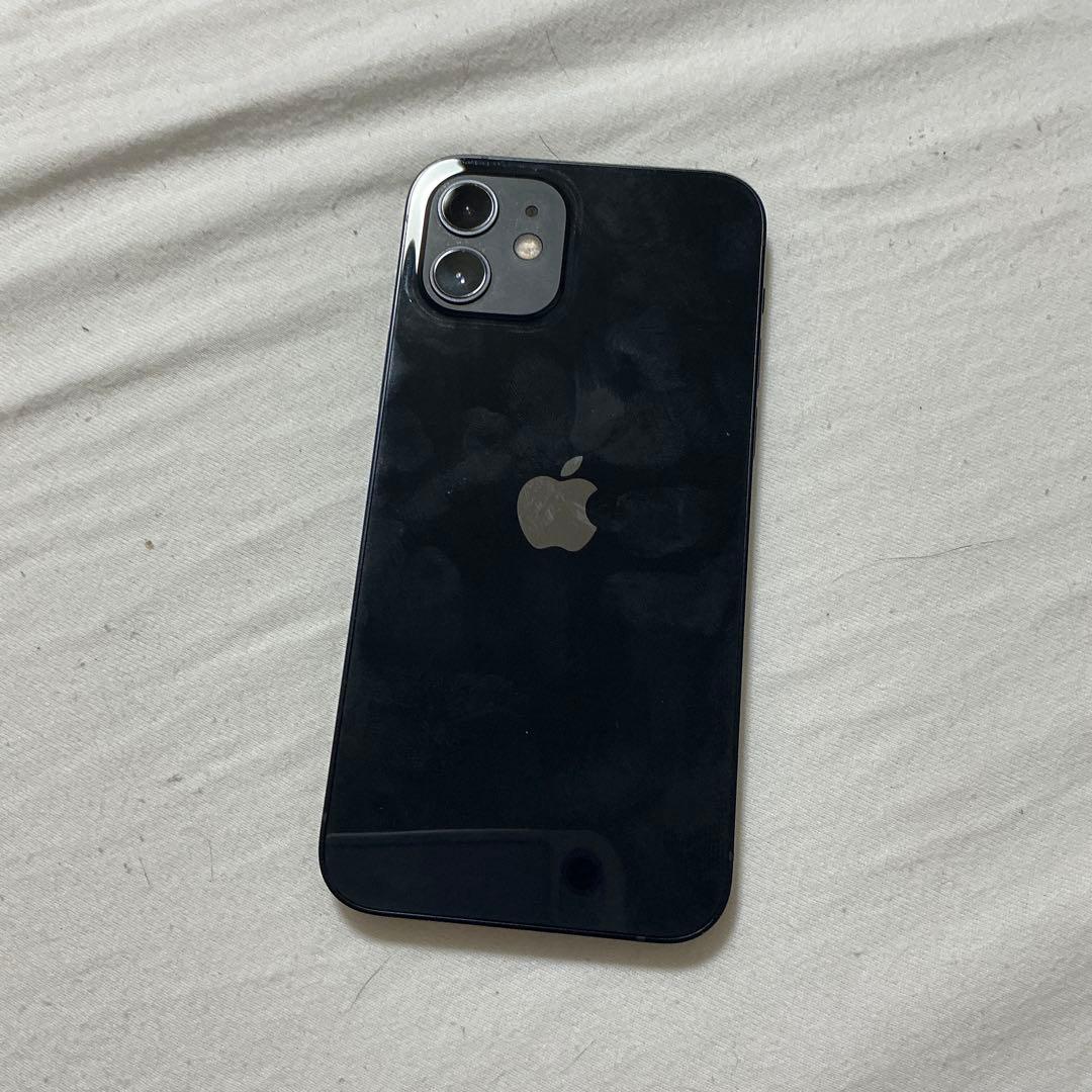 【美品】Apple iPhone 12 ブラック 64G SIMフリー 送料無料