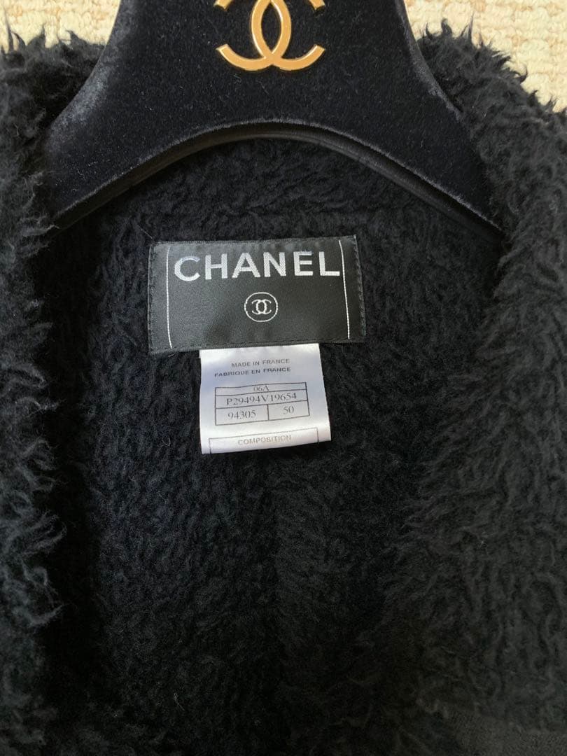 CHANEL メンズ トレンチコート サイズ50 ブラック