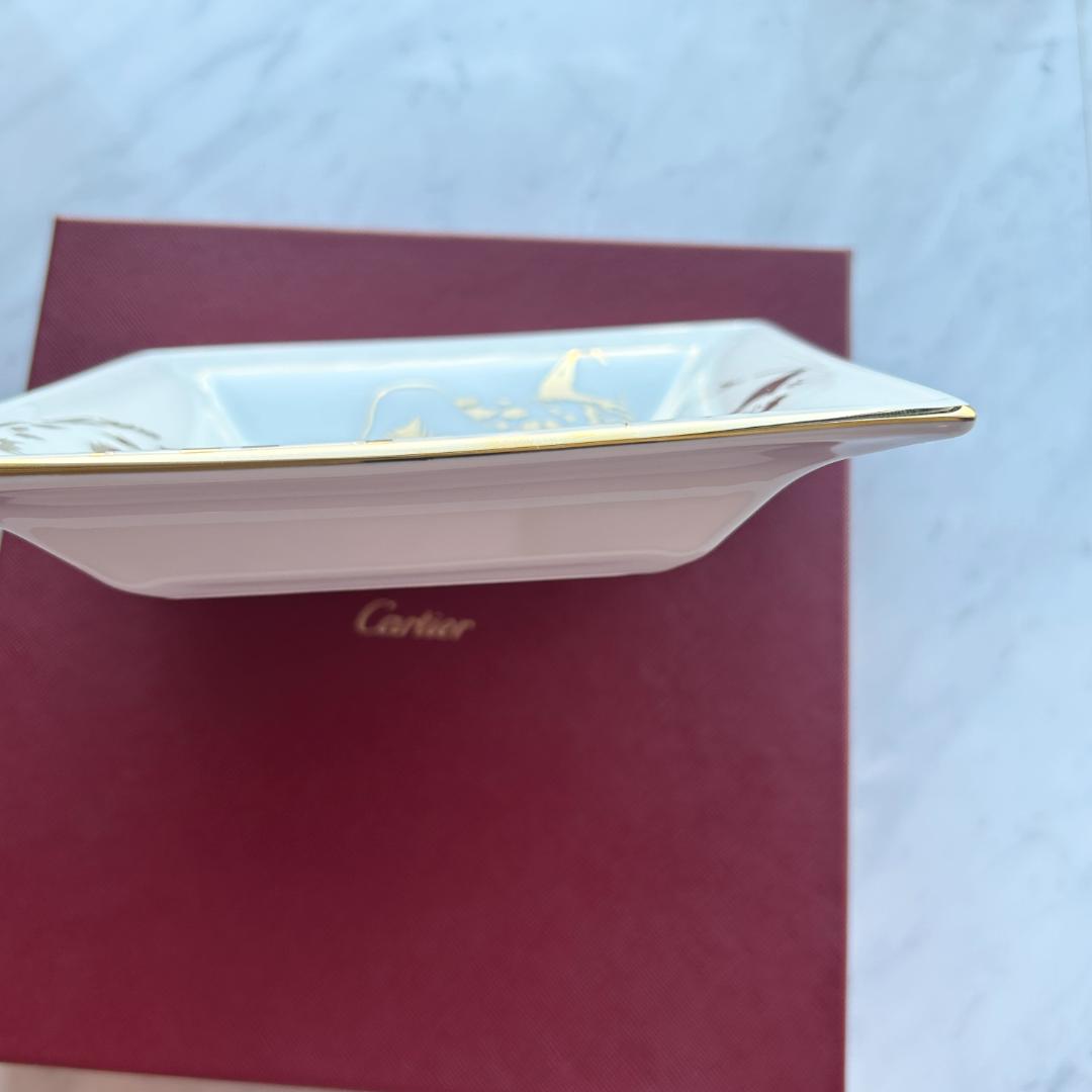 ＊希少・未使用＊Cartier カルティエ　パンテール　トレイ　小物入れ　飾り皿