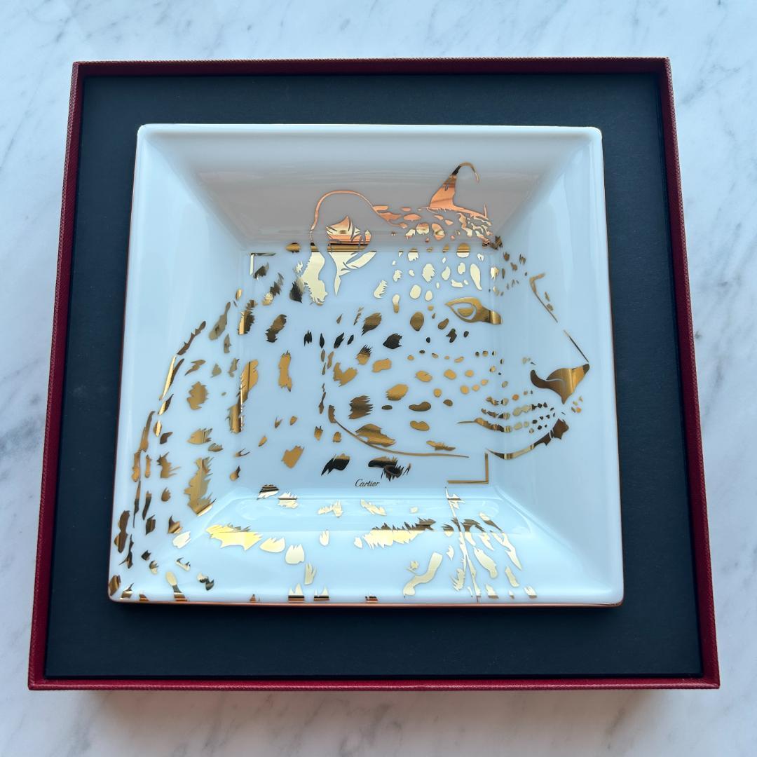 ＊希少・未使用＊Cartier カルティエ　パンテール　トレイ　小物入れ　飾り皿