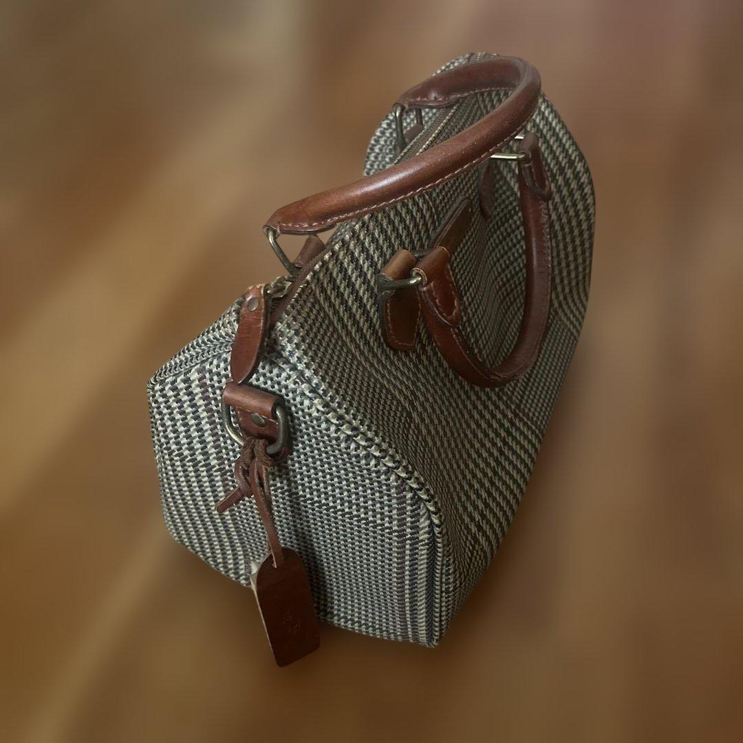 POLO Ralph Laurenチェック柄ミニボストン バッグ