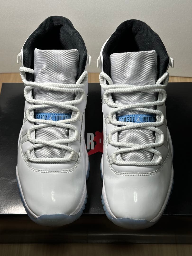 【美品】 28cm / AJ 11 \"White/Legend blue\"