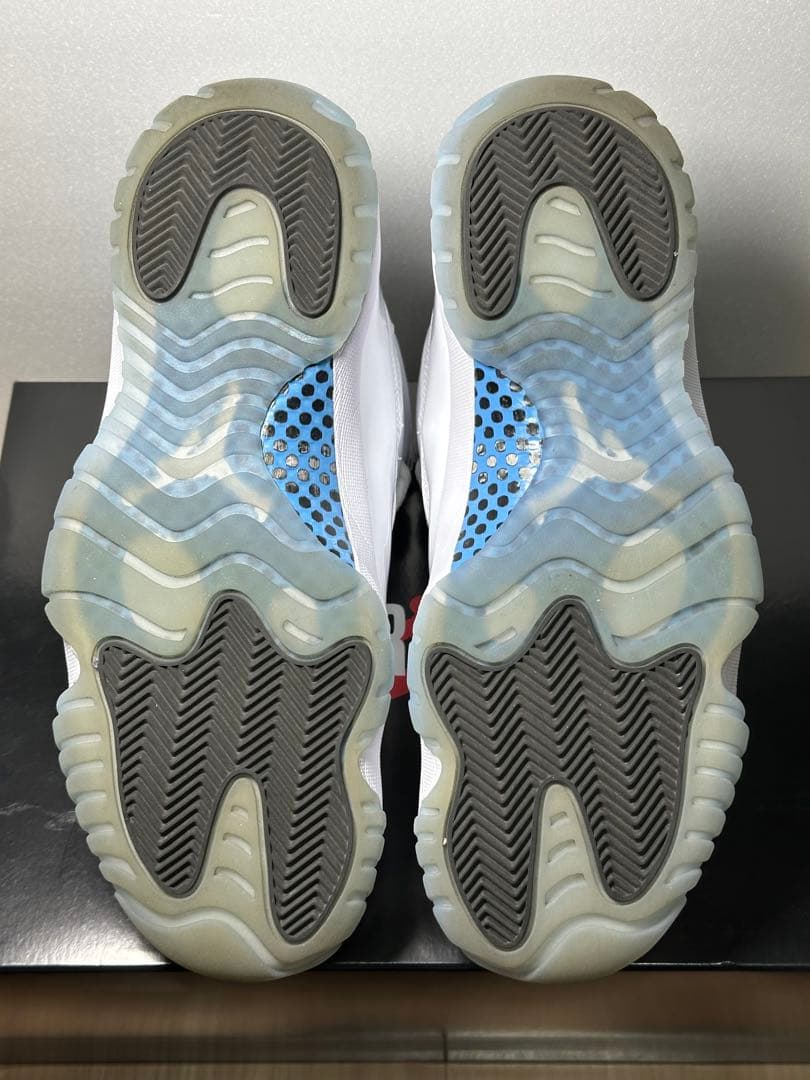 【美品】 28cm / AJ 11 \"White/Legend blue\"