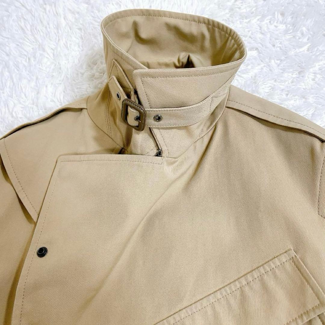【美品】 定価12万 kolor カラー モーターサイクルコート ベージュ S