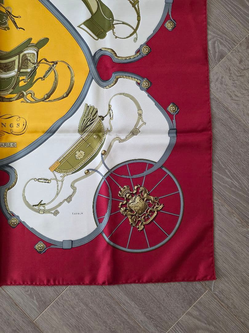美品 HERMES SPRINGS ースカーフ カレ90