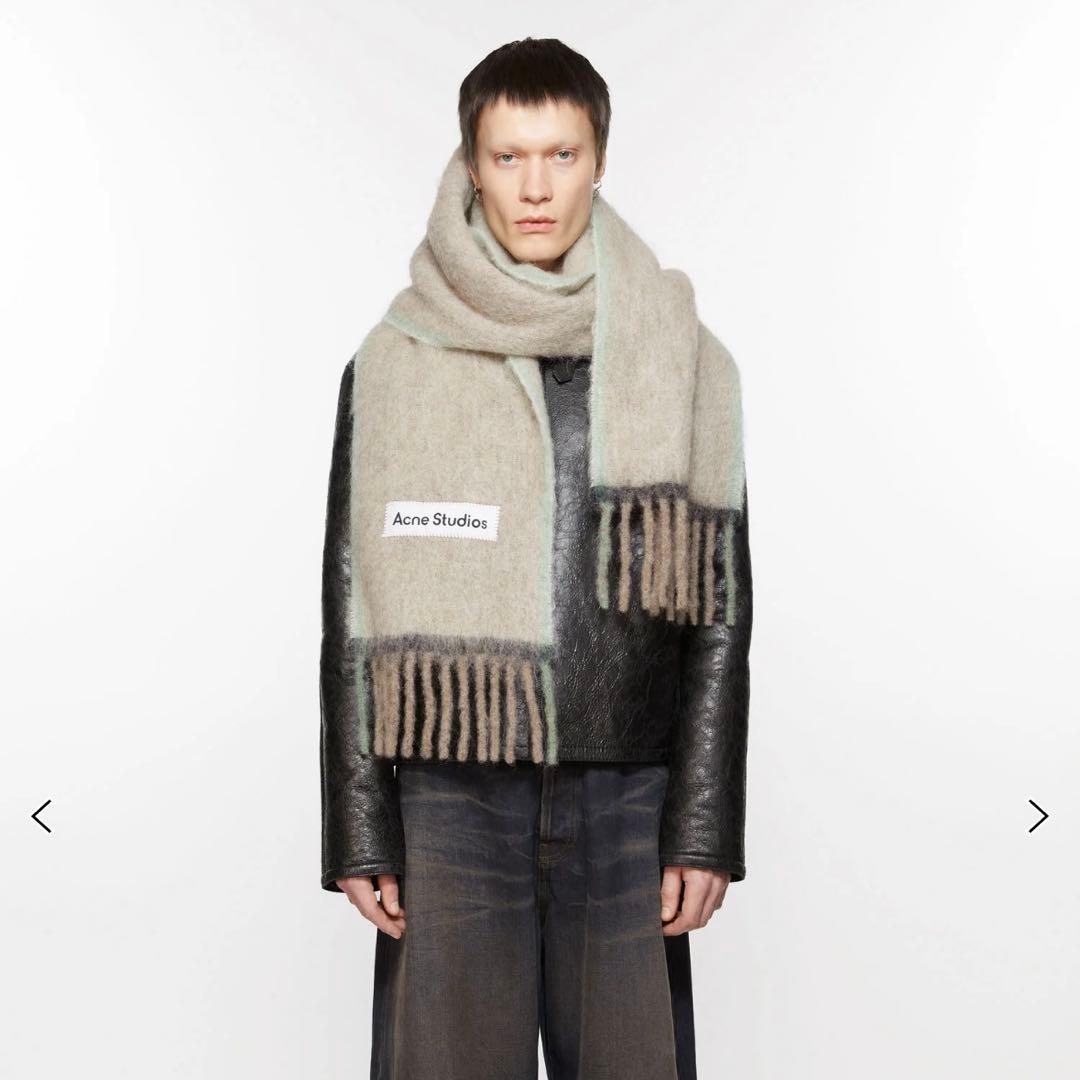 Acne Studios ウールモヘアスカーフ マフラー