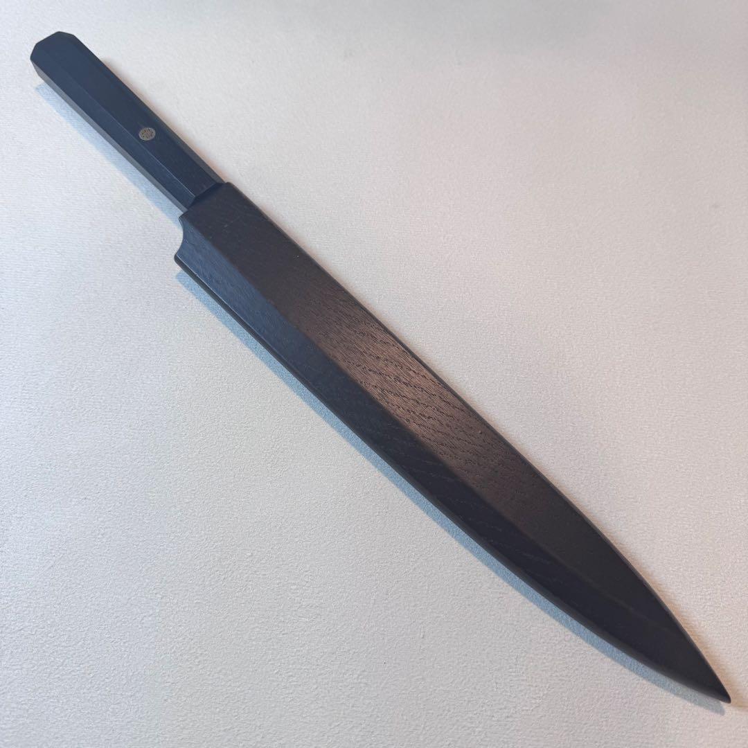 【特価限定】270mm 柳刃包丁 鏡面　黒檀八角柄 刺身包丁 全鋼【鞘付き】