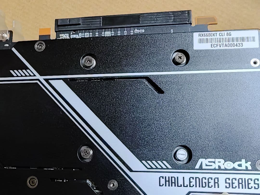グラフィックボード・グラボ・ビデオカード ASRock RX 6600 XT 8GB CHALLENGER ITX